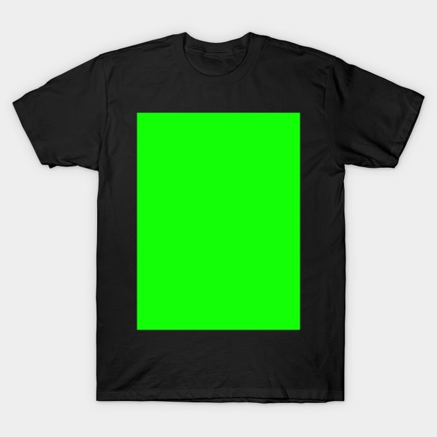 Green Screen - Chroma Key - Perfect for Digital   Photography and Video VFX Editing T-Shirt by bigbikersclub